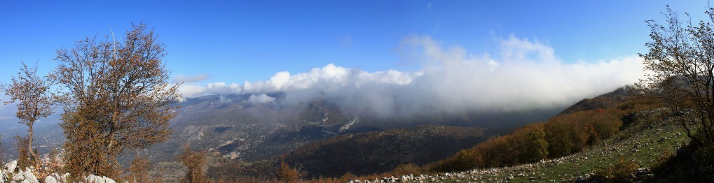 Monti Affilani  Sulla Cima di Monte della Croce (1158 m)